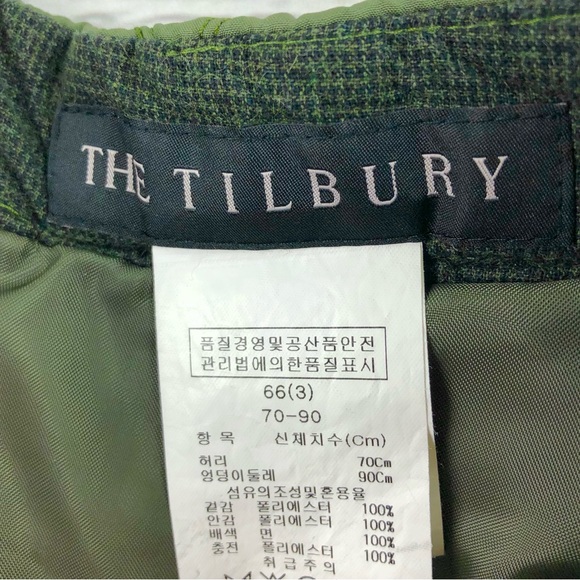 The Tilbury olive quilted skirt - Picture 5 of 5